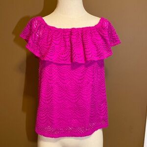 NWT Lilly Pulitzer La Fortuna Lace Top